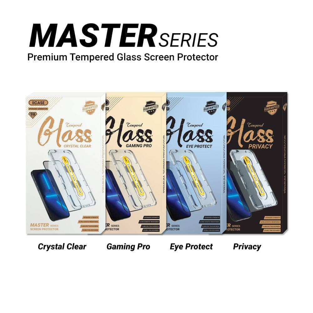 Master Series Premium Tempered Glass iPhone Screen Protector - iiCase