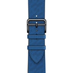 H Diagonal Genuine Leather Single Tour Apple Watch Band - iiCase