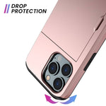 Protective slide card pocket iPhone Case - iiCase
