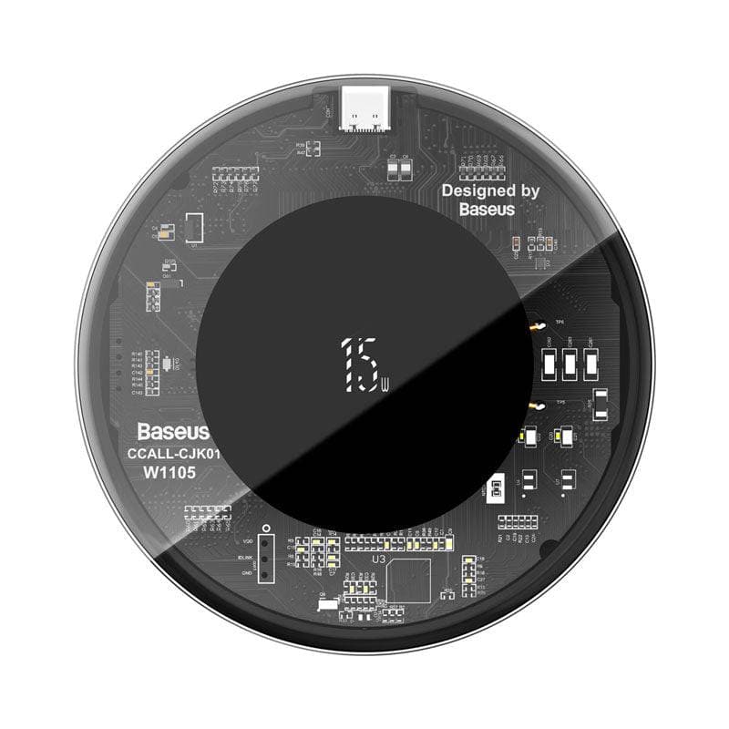 15W quick QI wireless charging pad transparent design - iiCase