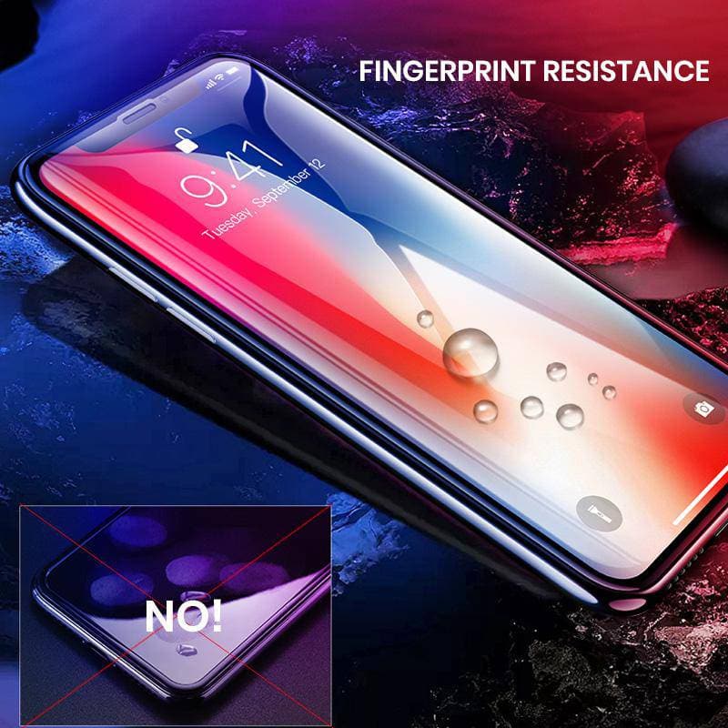 Anti-BlueRay 9H eye protective Tempered Glass Full Screen Protector For iPhone - iiCase