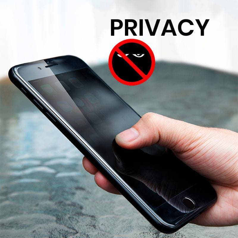 ANTI-SPY! 9H Privacy Tempered Glass iPhone Screen Protector - iiCase