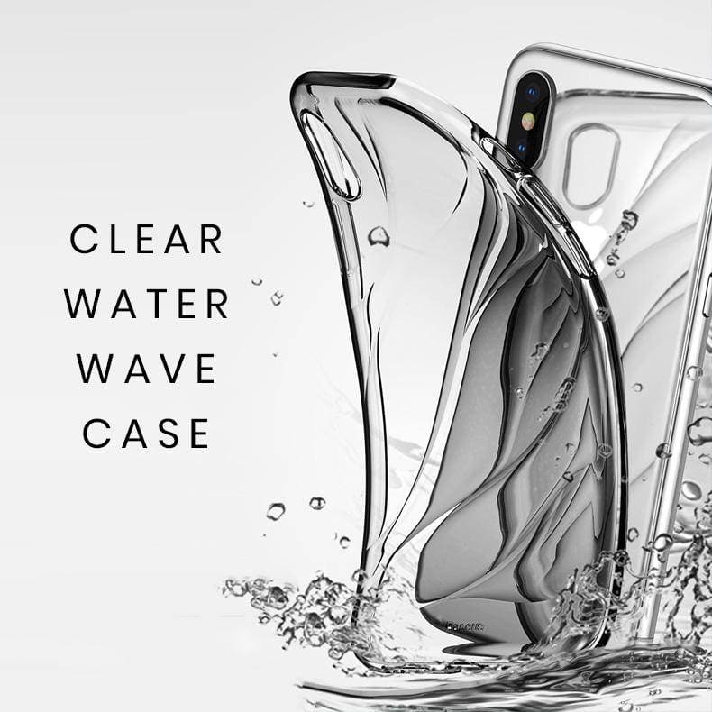 Baseus Crystal Wave Clear Soft Slim Protection iPhone Case - iiCase