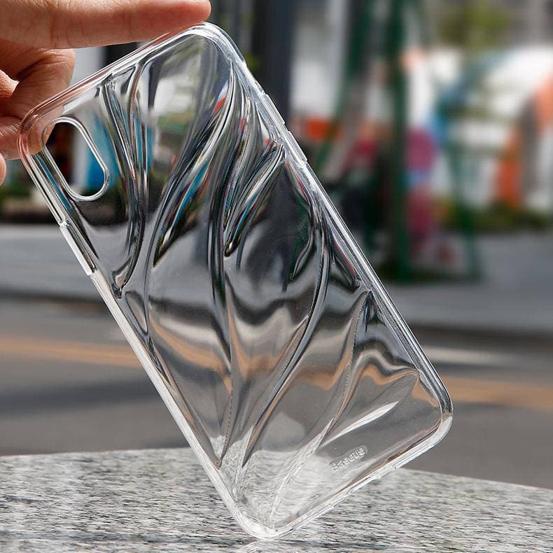 Baseus Crystal Wave Clear Soft Slim Protection iPhone Case - iiCase