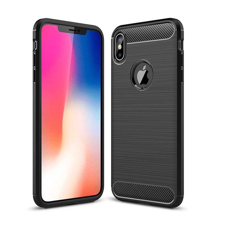 Carbon designed soft silicone protective iPhone case - iiCase