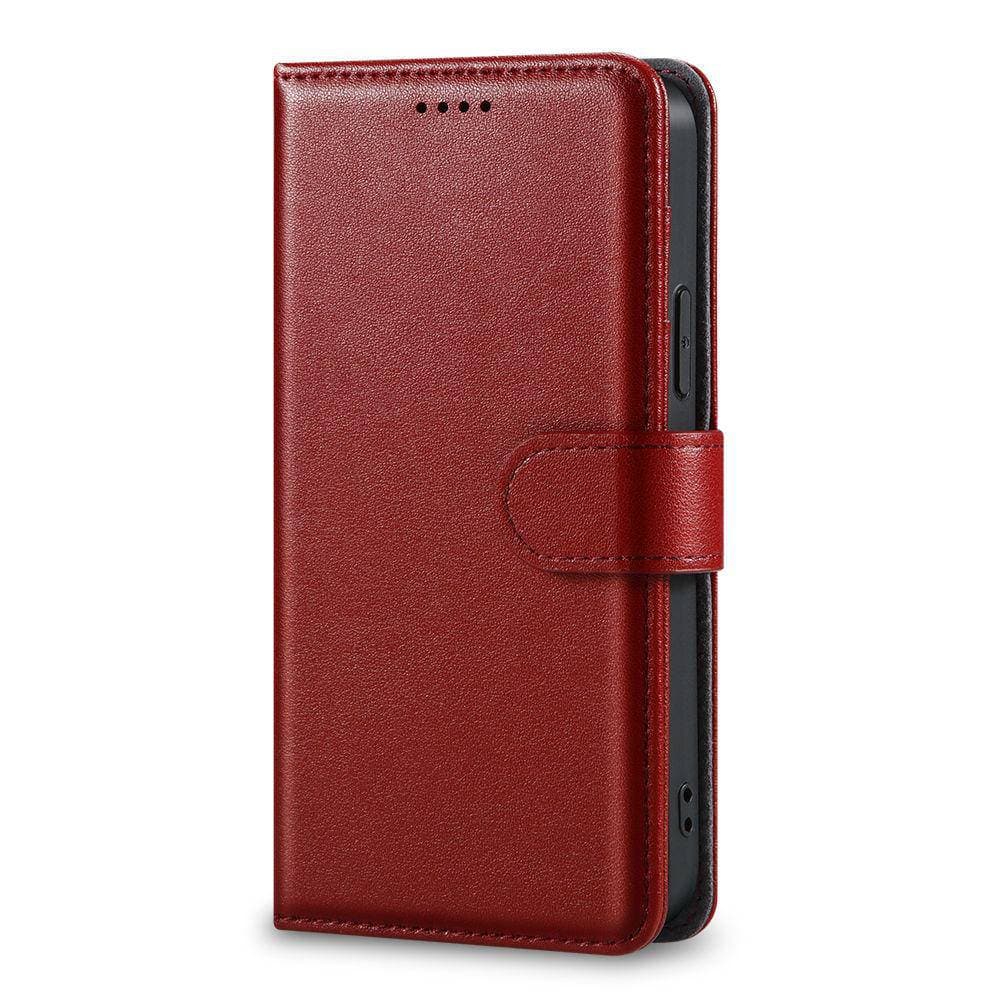 Classic Design Genuine Leather Wallet iPhone Case - iiCase