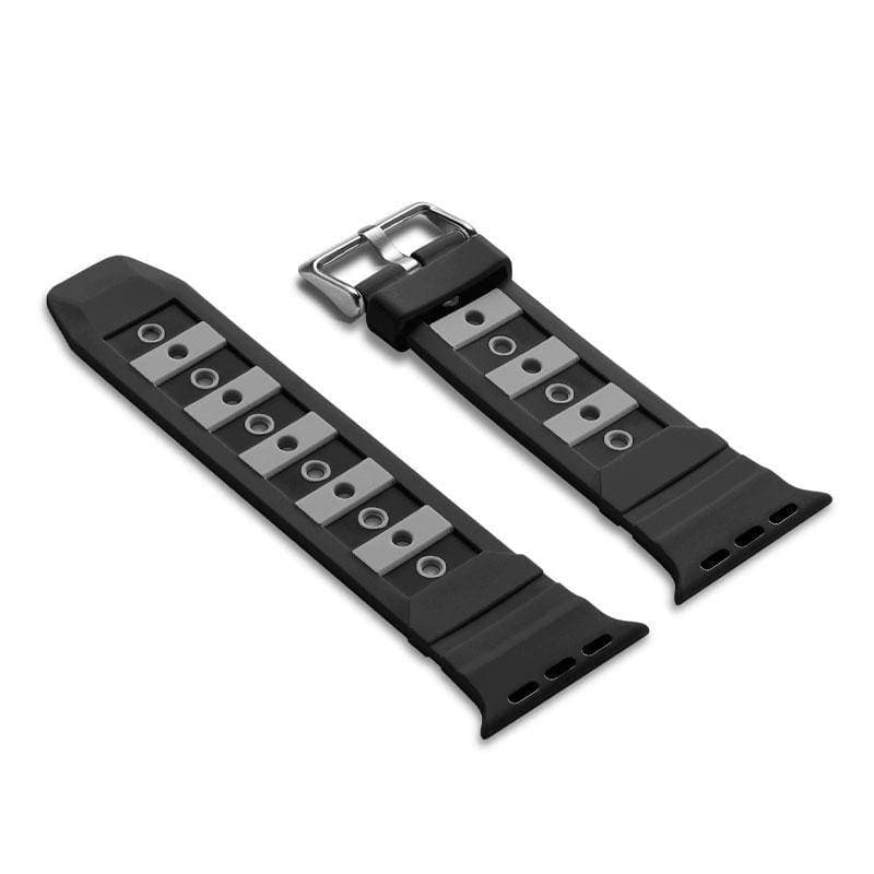 Contrast Colour Sport Silicone Apple Watch Band - iiCase