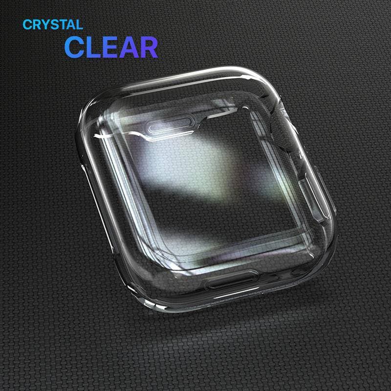 Crystal Clear Soft TPU Armor Protect Shell Apple Watch Case - iiCase