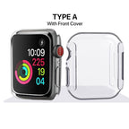 Crystal Clear Soft TPU Armor Protect Shell Apple Watch Case - iiCase