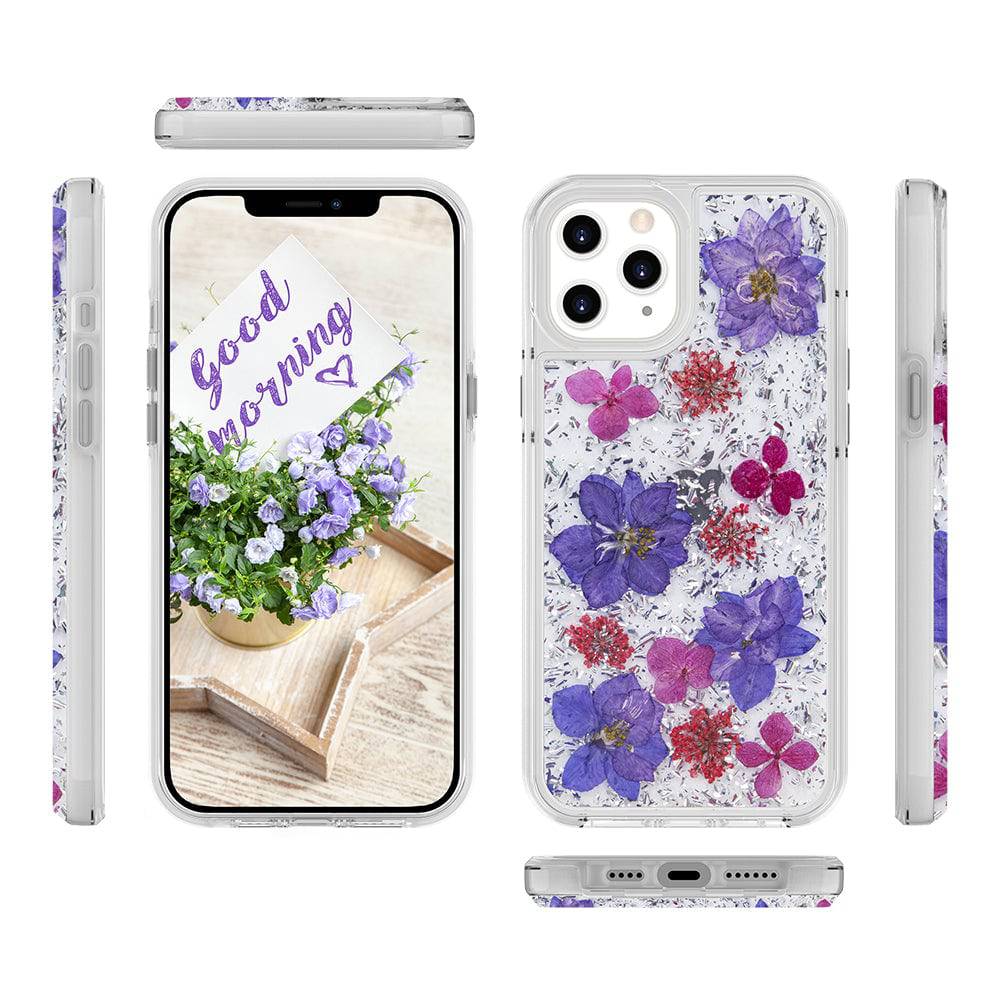 [NEW] Ultra protection glitter flower iPhone Case - iiCase