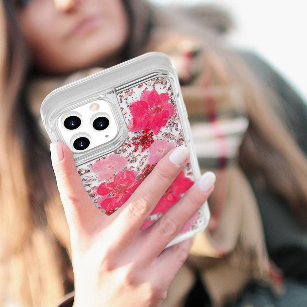 [NEW] Ultra protection glitter flower iPhone Case - iiCase