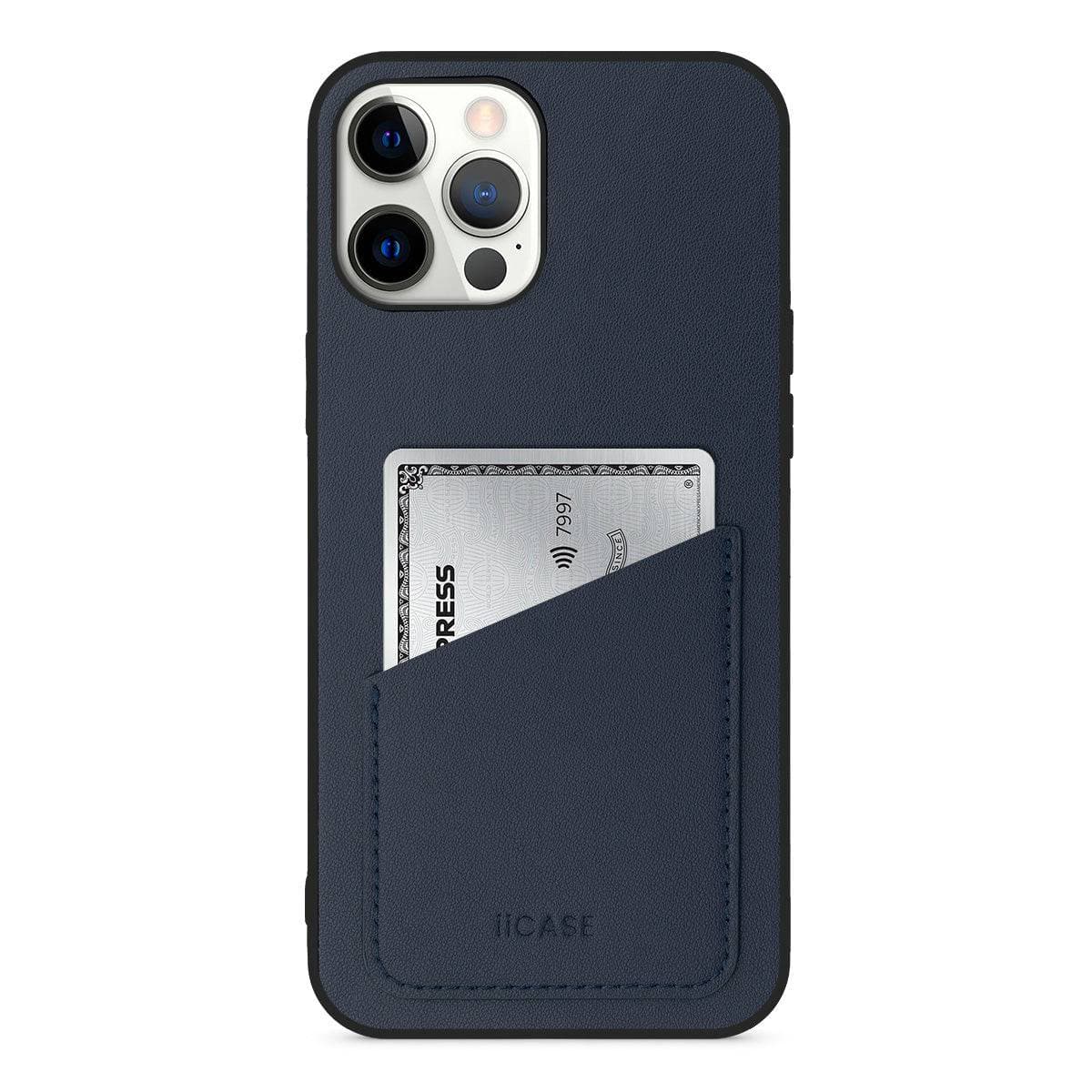 [NEW] Premium Genuine Leather Slim Back Card Slot iPhone Case - iiCase
