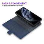 Premium Genuine Leather Magnets Detachable iPhone Wallet Case - iiCase