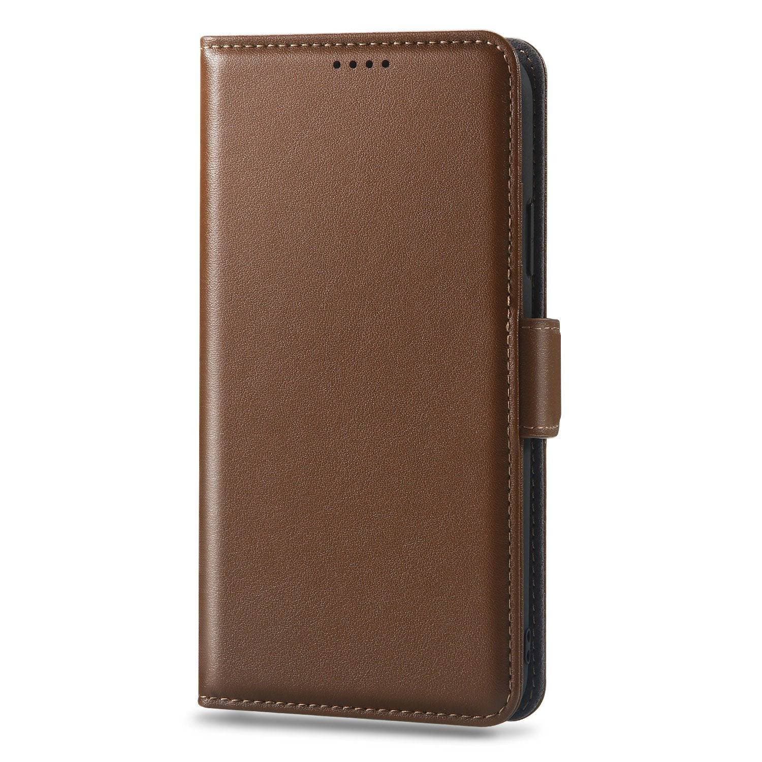 Premium Genuine Leather Magnets Detachable iPhone Wallet Case - iiCase