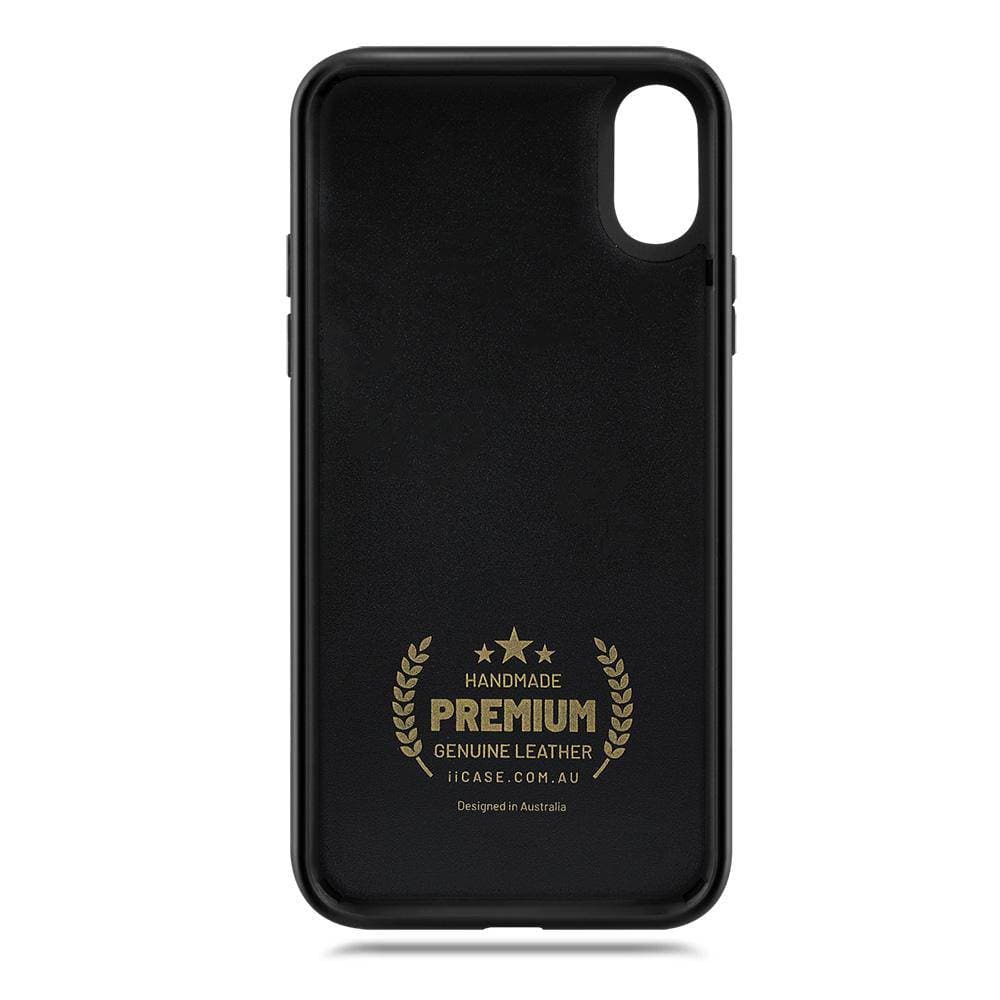 Premium genuine leather protective slim iPhone Case - iiCase