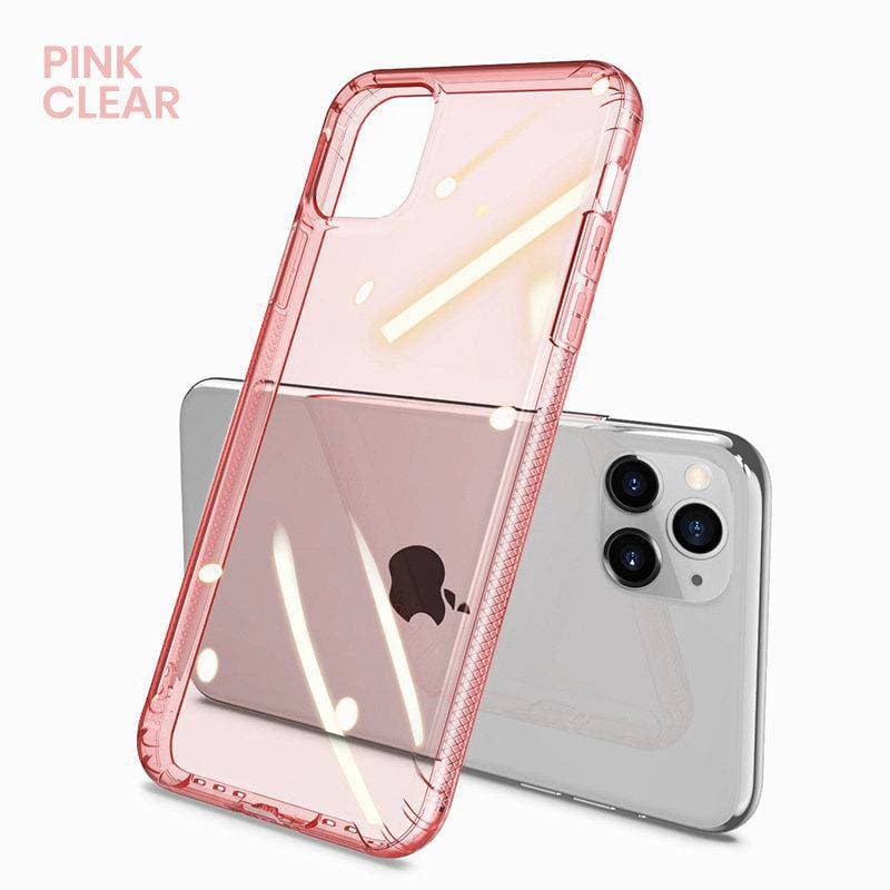 Protective Clear Transparent iPhone Case with dust-proof plug & stereo sound - iiCase