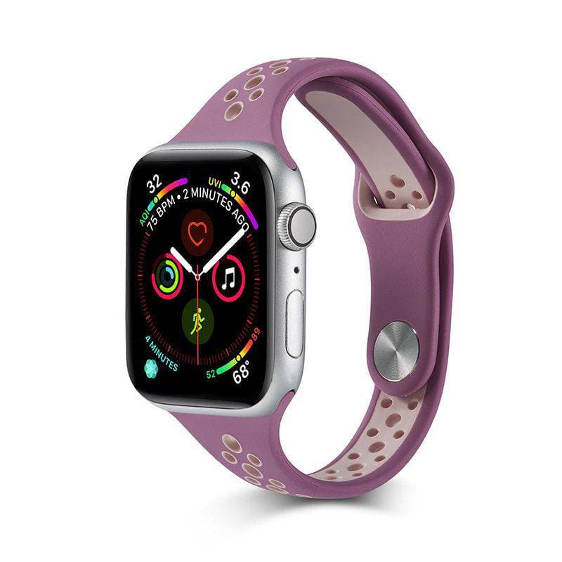 Skinny style sport soft silicone breath Apple watch band - iiCase