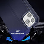 SkinX protective flip wallet strong magnet close iPhone Case - iiCase
