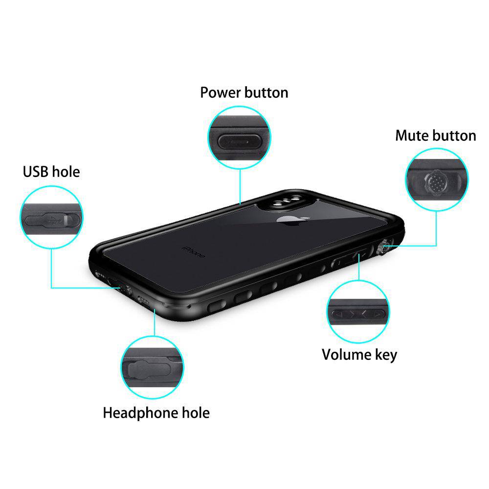 Waterproof case dust-free IP68 protection iPhone Case - iiCase